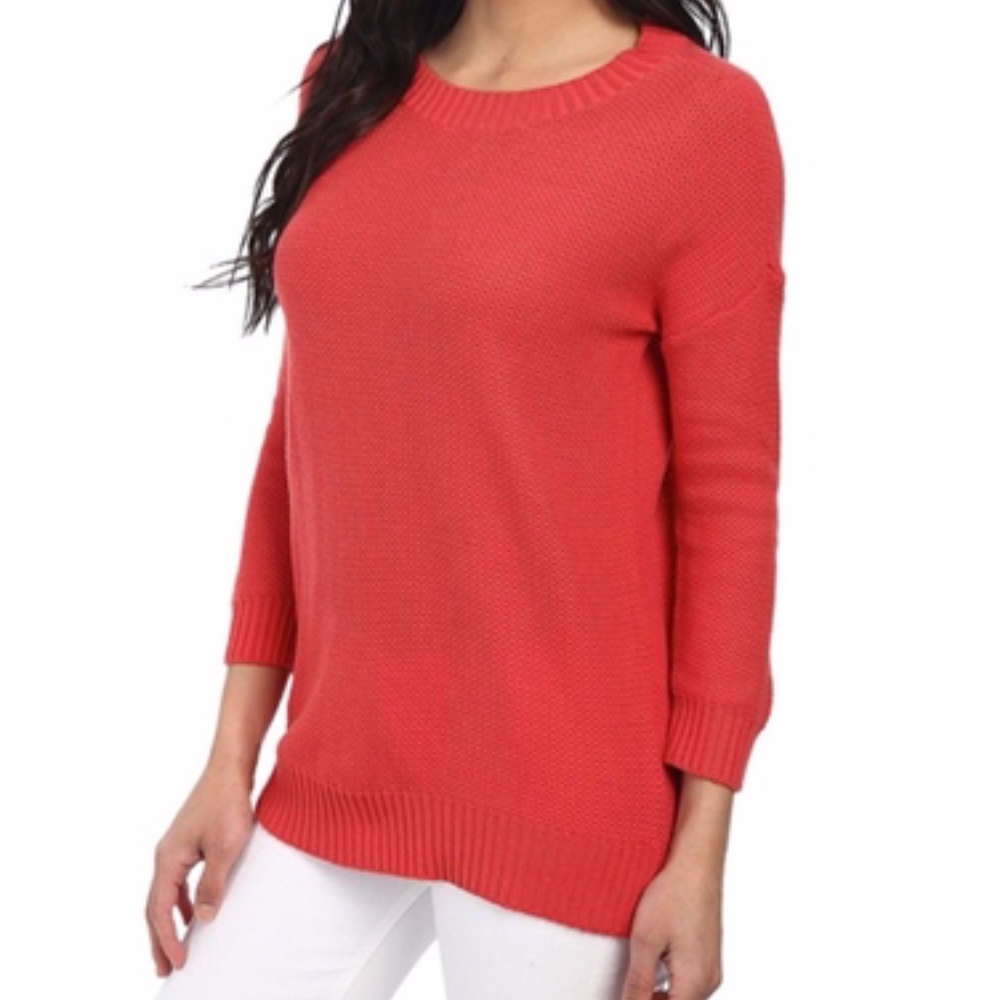 New Soft Joie Ranger Sweater Red Wool Blend Crew